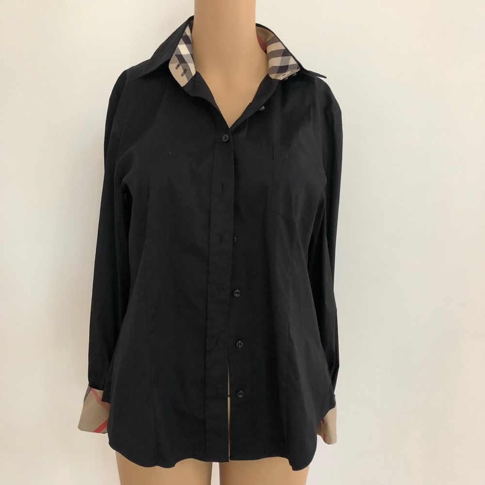 Burberry black classic shirt
